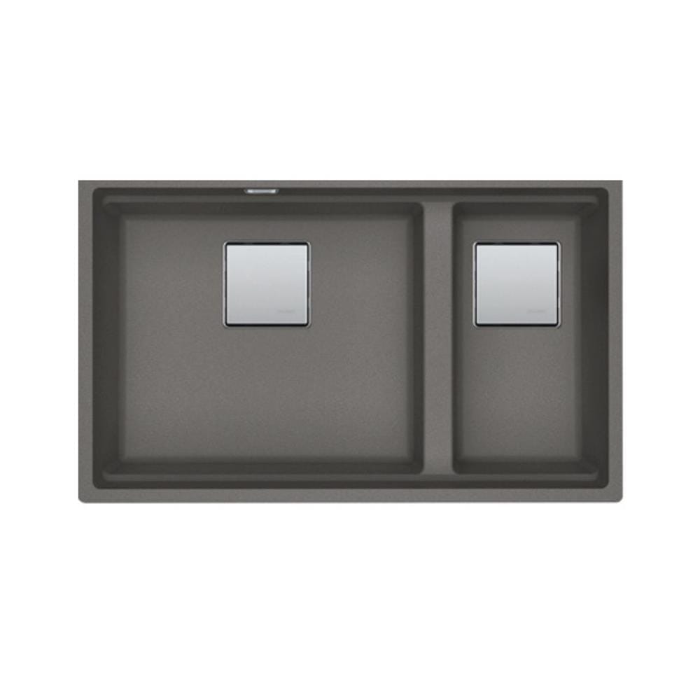 ซิงค์ฝัง 2 หลุม FRANKE KNG 120 STONE GREY 76 ซม. สีเทา