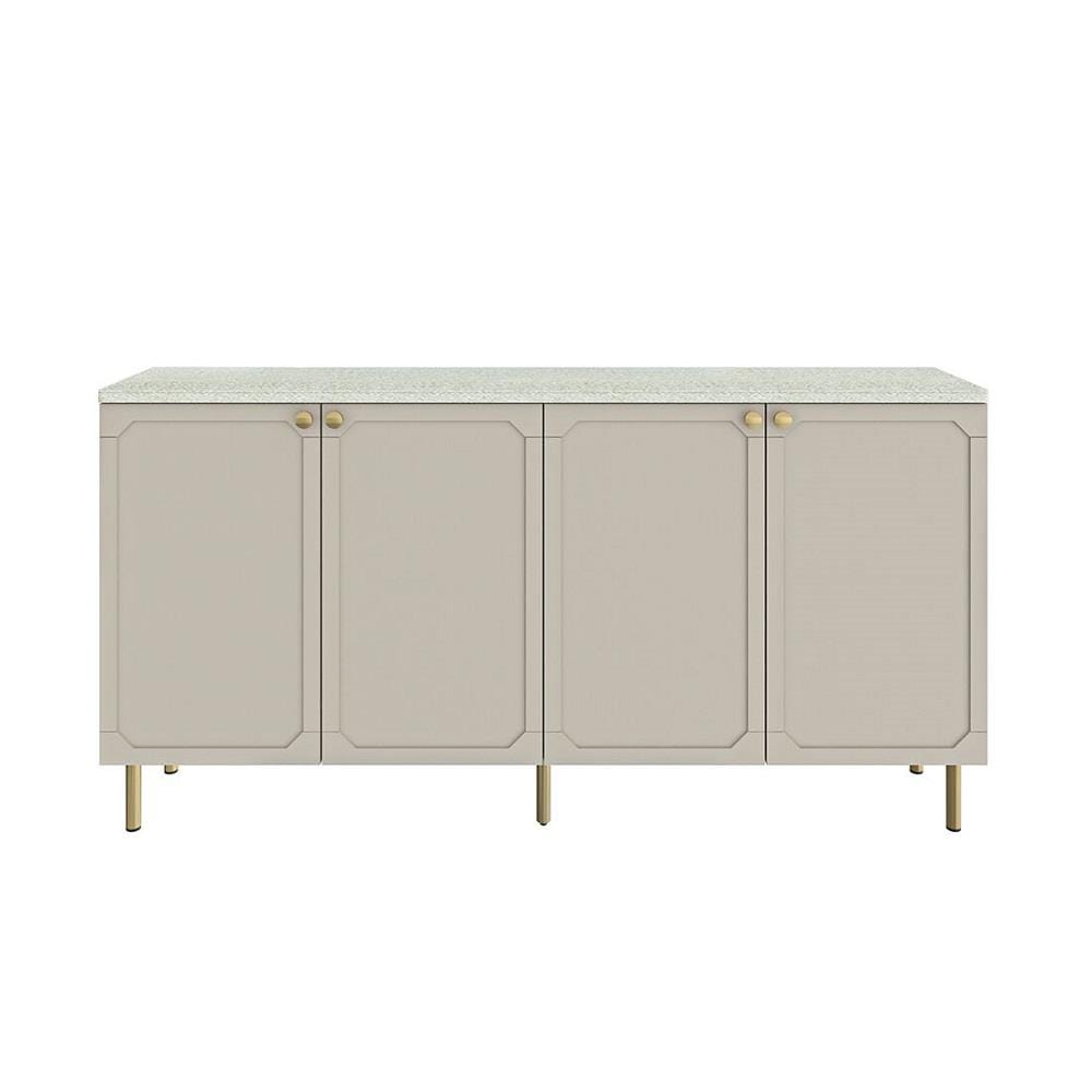 ตู้เตี้ย SB FURNITURE AELINA 19243216 160 ซม. สีครีม