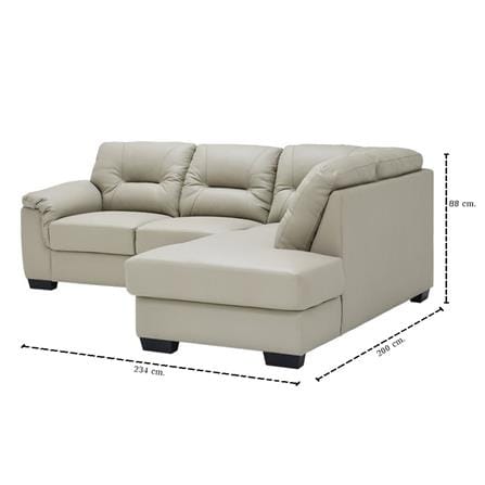 โซฟาเข้ามุมขวา SB FURNITURE GENTLE 19243225 สีเทา_4