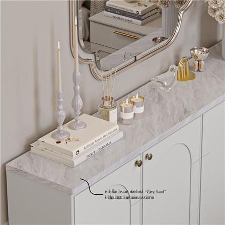 ตู้เตี้ย SB FURNITURE CIELA 19242370 160 ซม. สีเทาอ่อน_5