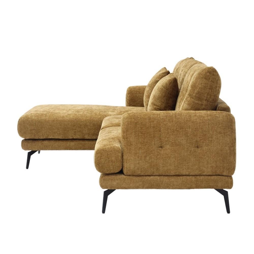 โซฟาเข้ามุมซ้าย SB FURNITURE CHALMA 19243067 สีน้ำตาลอ่อน