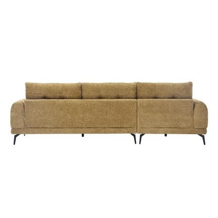 โซฟาเข้ามุมซ้าย SB FURNITURE CHALMA 19243067 สีน้ำตาลอ่อน_3