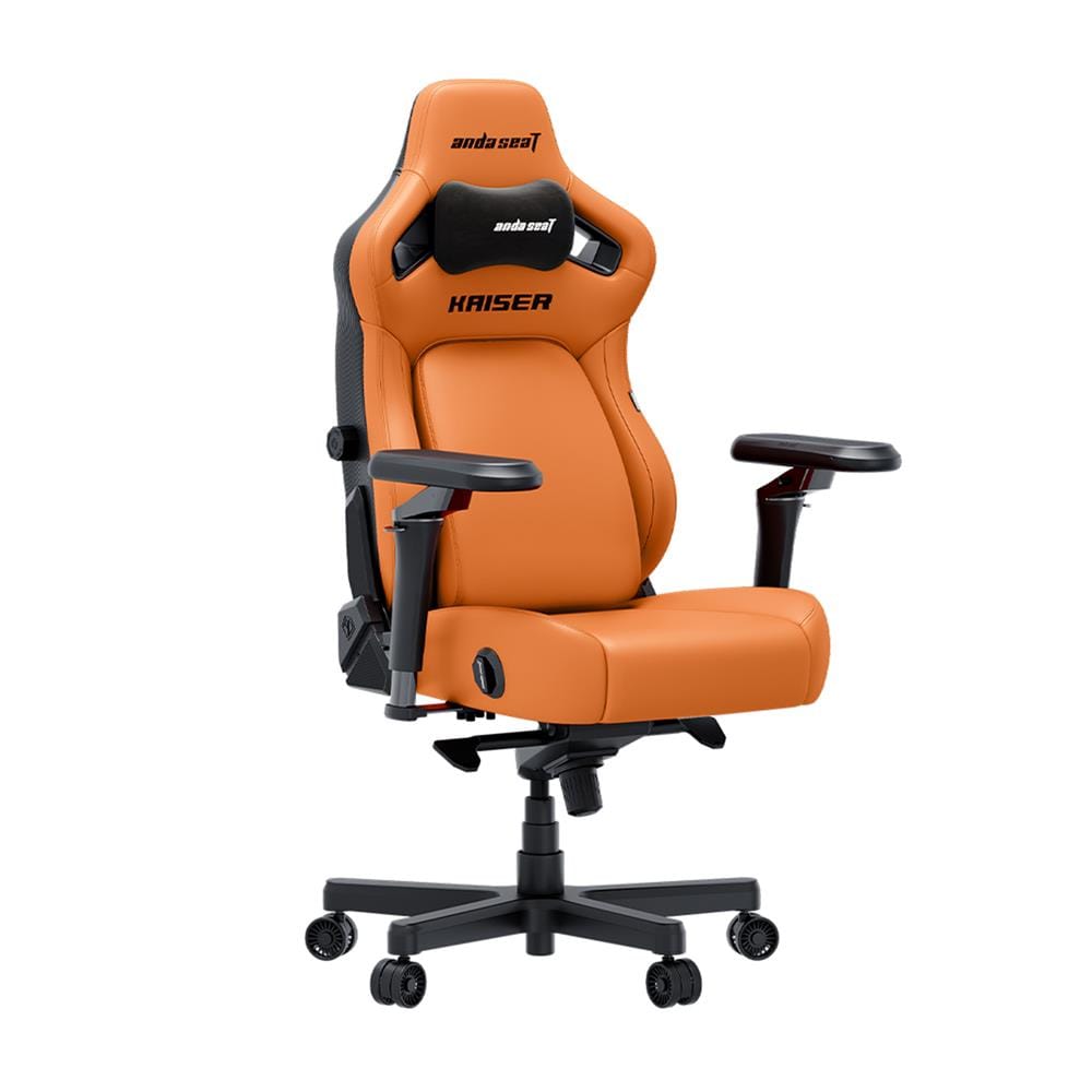 เก้าอี้เกมมิ่ง ANDA SEAT KAISER 4 6D L PVC สีส้ม