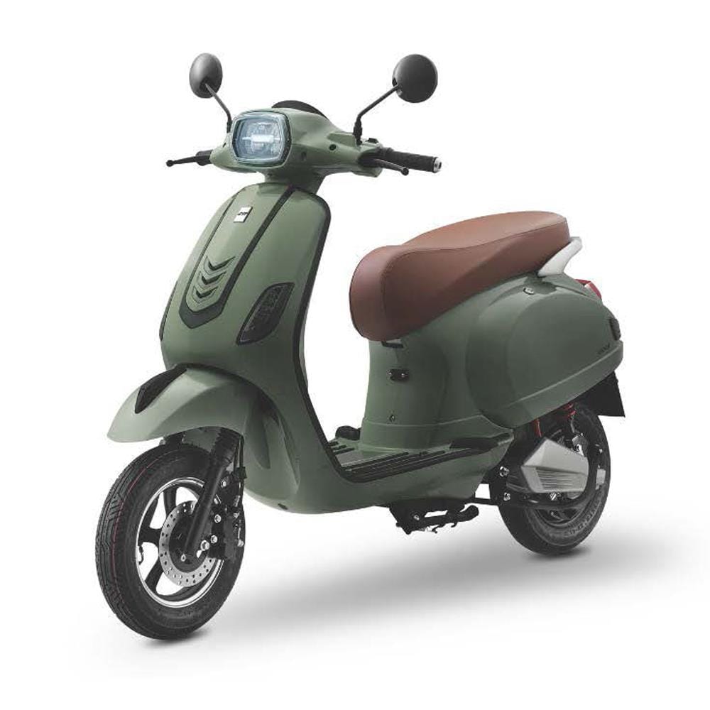 รถจักรยานยนต์ไฟฟ้า EM LEGEND 2000W สีเขียวฮันเตอร์