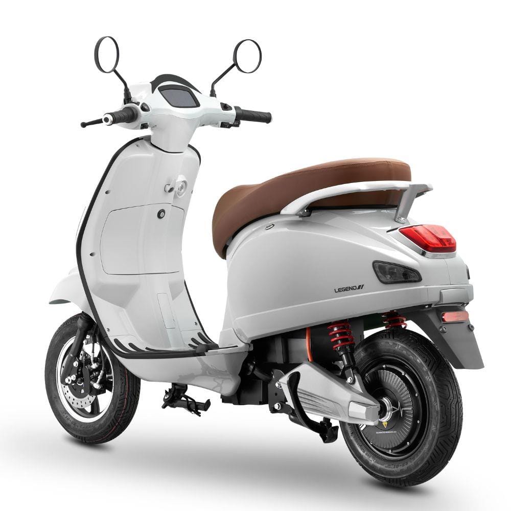 รถจักรยานยนต์ไฟฟ้า EM LEGEND 2000W สีขาวสโนวี่