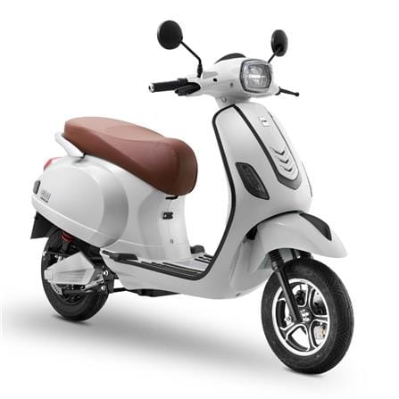 รถจักรยานยนต์ไฟฟ้า EM LEGEND 2000W สีขาวสโนวี่_2