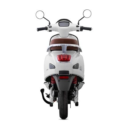 รถจักรยานยนต์ไฟฟ้า EM LEGEND 2000W สีขาวสโนวี่_7