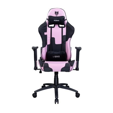 เก้าอี้เกมมิ่ง NUBWO L011 สีชมพู/ดำ_1