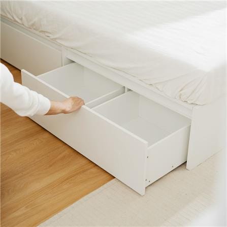 เตียง 3.5 ฟุต KONCEPT BOGO 19236367 สีขาว_7