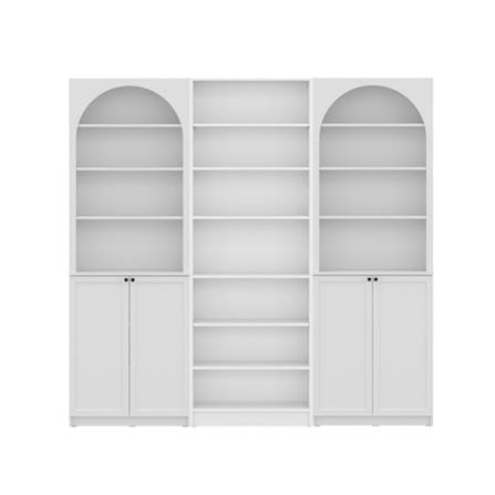 ตู้สูง บานผสม SB FURNITURE TRIXX 59064237 240 ซม. สีขาว_0