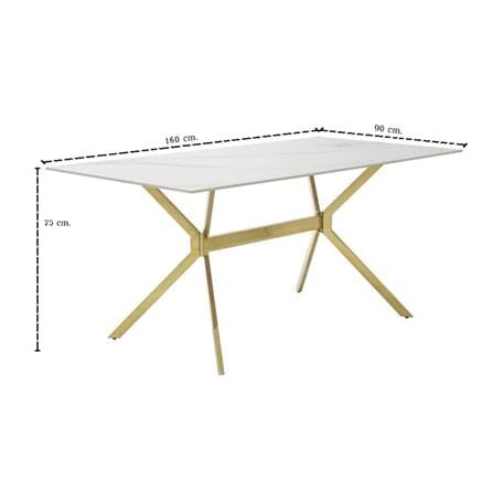 ชุดโต๊ะทานข้าว 4 ที่นั่ง SB FURNITURE LISVIE&LECTURE-PLUS 59064068 สีขาว_10