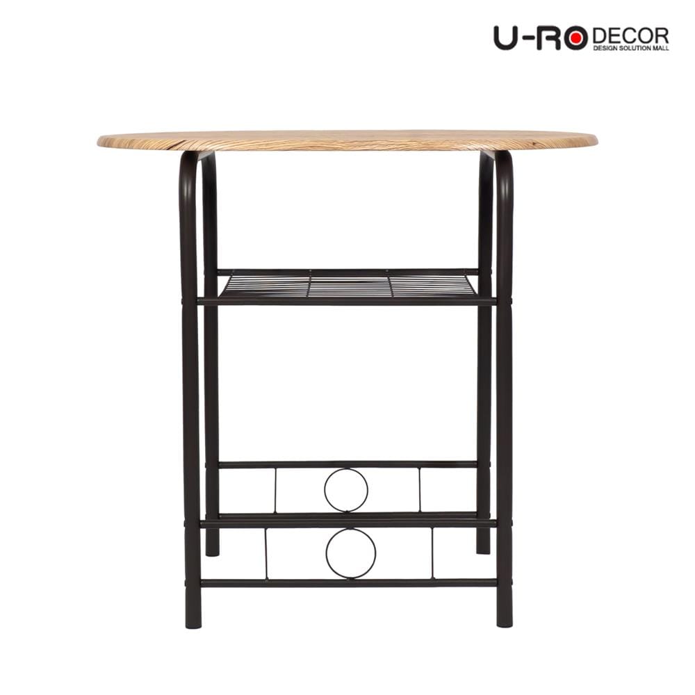 ชุดโต๊ะทานข้าว 2 ที่นั่ง U-RODECOR CHERRY 000002192  สีน้ำตาล/ดำ