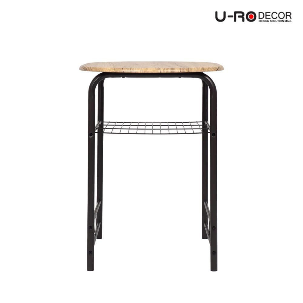 ชุดโต๊ะทานข้าว 2 ที่นั่ง U-RODECOR CHERRY 000002192  สีน้ำตาล/ดำ