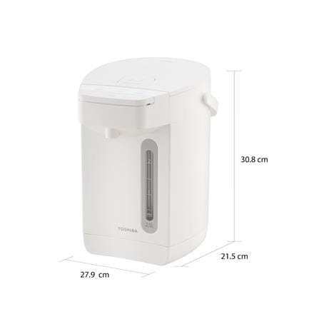 กระติกน้ำร้อน DIGITAL TOSHIBA TP-25DRVTH(W) 2.5 ลิตร สีขาว_4