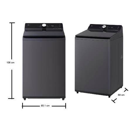 เครื่องซักผ้าฝาบน LG TX2522DT5G 22 กก. 800 RPM อินเวอร์เตอร์ สีดำ_6