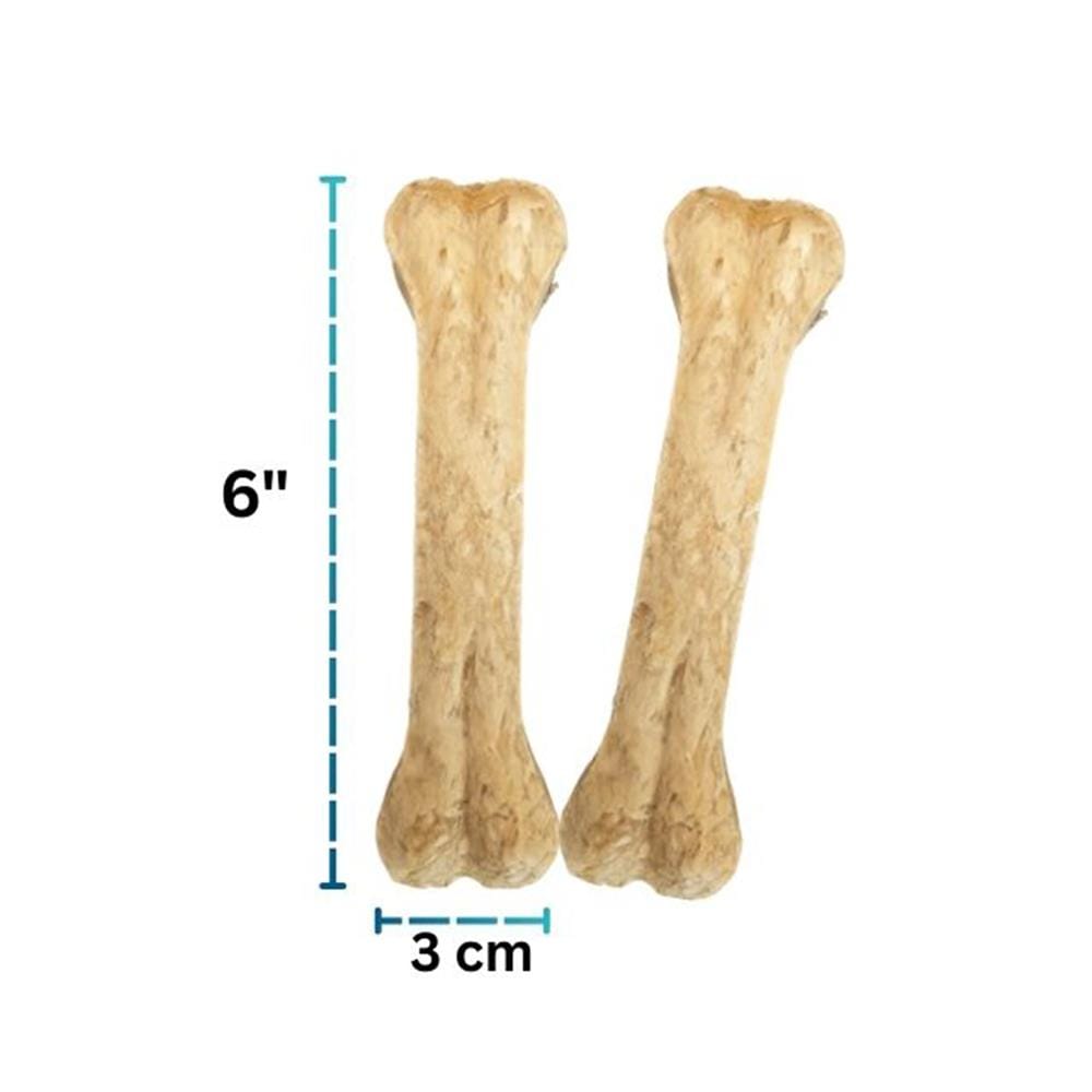 ขนมสุนัข PERTO MUNCHY BONE กลิ่นแซลมอน 6 นิ้ว
