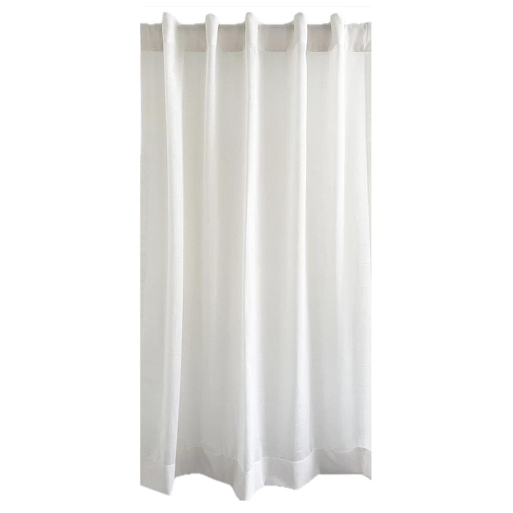 ผ้าม่านโปร่งซ่อนหู HOME LIVING STYLE NENNO 140x160 ซม. สีขาว
