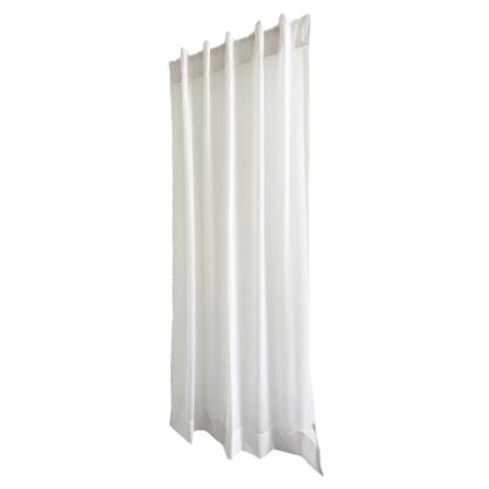 ผ้าม่านโปร่งซ่อนหู HOME LIVING STYLE NENNO 140x160 ซม. สีขาว_2
