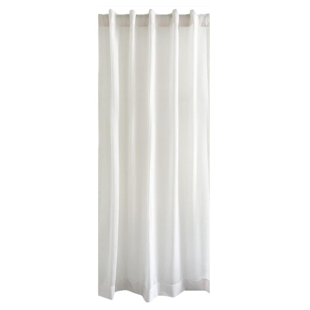 ผ้าม่านโปร่งซ่อนหู HOME LIVING STYLE NENNO 140x220 ซม. สีขาว
