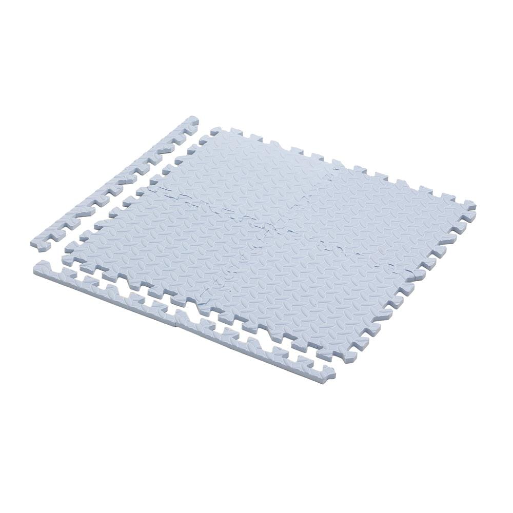 แผ่นรองนั่ง JIGSAW HOME LIVING STYLE BASE 32x32 ซม. สีฟ้า (แพ็ก 9 ชิ้น)