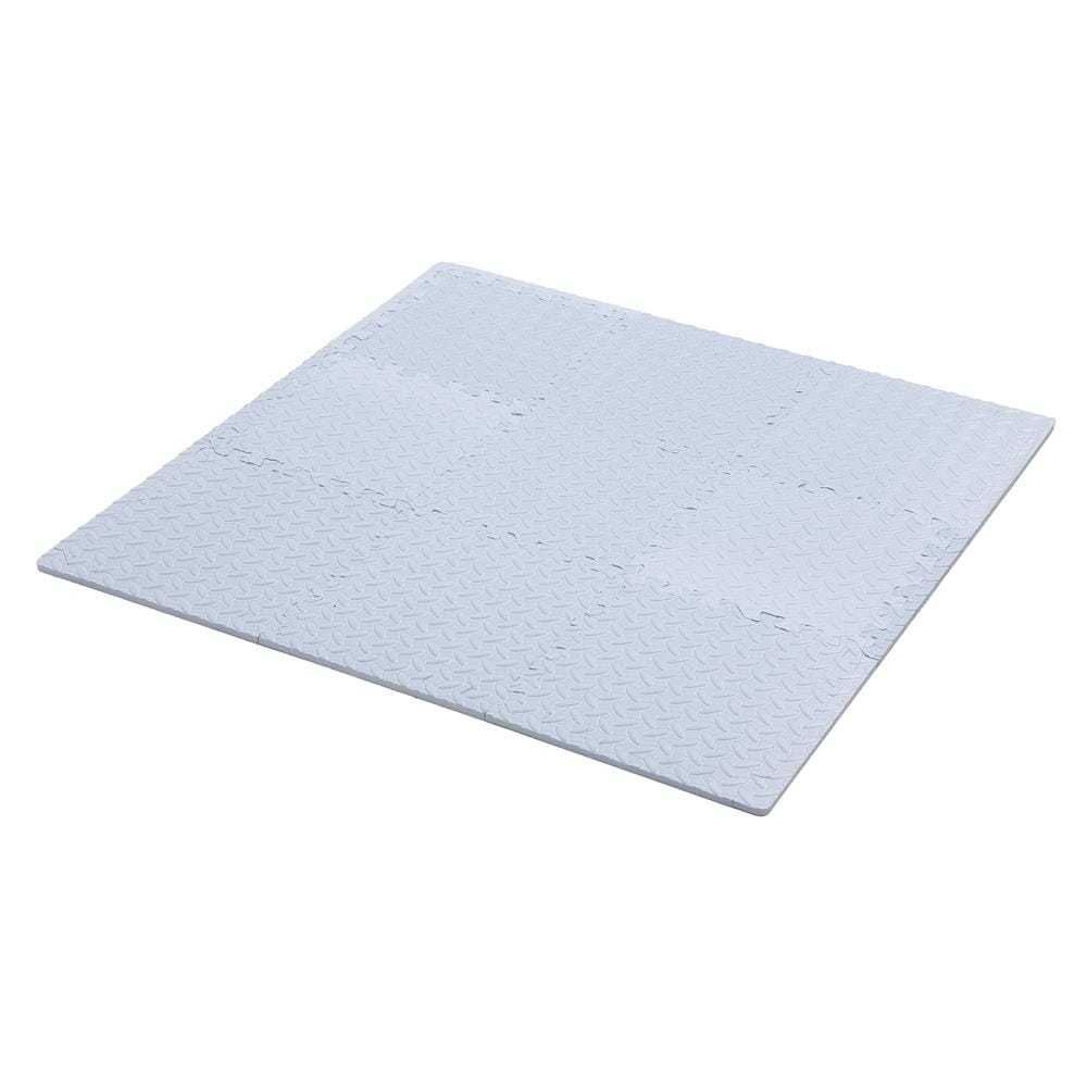 แผ่นรองนั่ง JIGSAW HOME LIVING STYLE BASE 32x32 ซม. สีฟ้า (แพ็ก 9 ชิ้น)