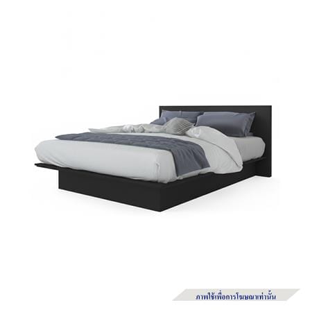 เตียง 5 ฟุต TOMATO HOME B-DQB-04 สีแบล็กโอ๊ค_1