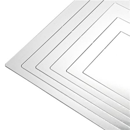 สติ๊กเกอร์ D.I.Y HOME LIVING STYLE WALL 20x20 ซม. สีเงิน (แพ็ก 24 ชิ้น)_2