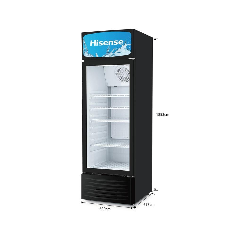 ตู้เครื่องดื่ม 1 ประตู HISENSE HSC-330FLB 10.8 คิว สีดำ