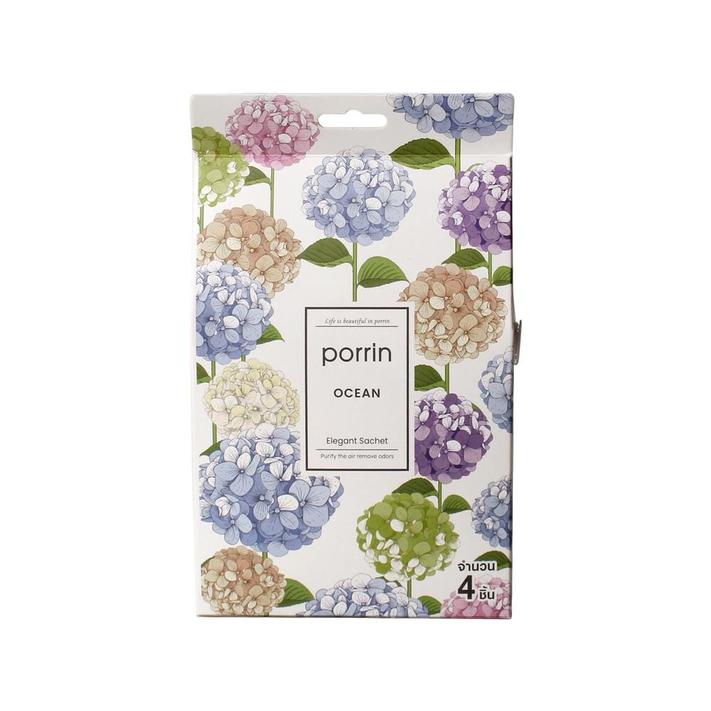 ถุงหอมปรับอากาศ PORRIN OCEAN 20 กรัม (แพ็ก 4 ชิ้น)
