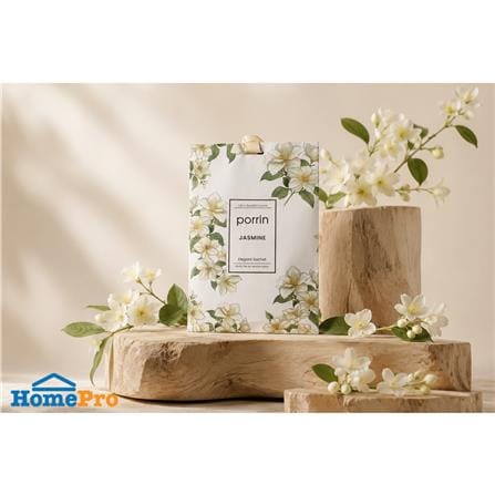 ถุงหอมปรับอากาศ PORRIN JASMINE 20 กรัม (แพ็ก 4 ชิ้น)_3