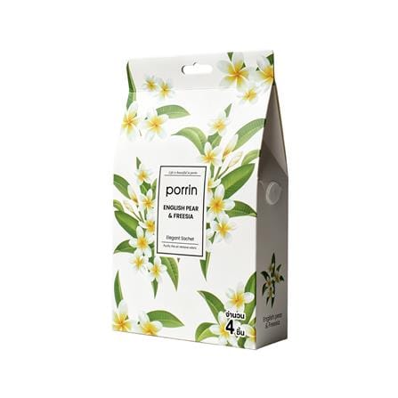 ถุงหอมปรับอากาศ PORRIN ENGLISH PEAR&FRESSIA 20 กรัม (แพ็ก 4 ชิ้น)_2