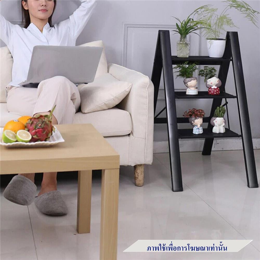 บันได STEP 5 ขั้น BARCO POHL-005 สีดำ