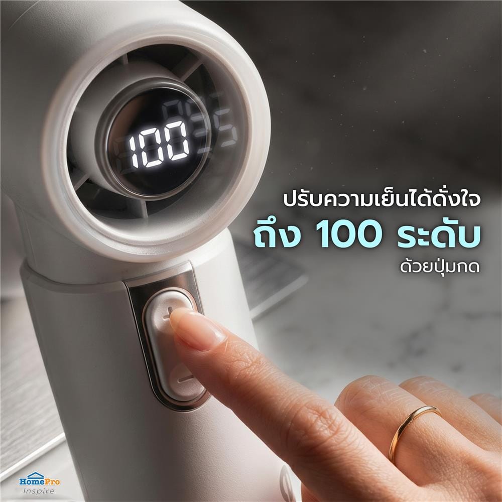 พัดลมพกพา EKONO EK-PTB17 FS04 สีขาว
