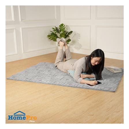 พรม HOME LIVING STYLE BEEVA 120x180 ซม. สีเทา_6