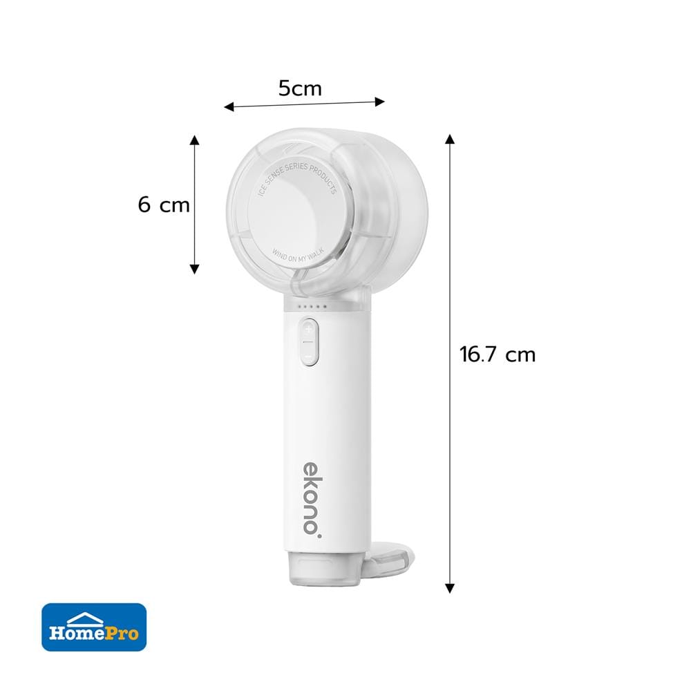 พัดลมพกพา EKONO EK-PTB16 FS01 สีขาว
