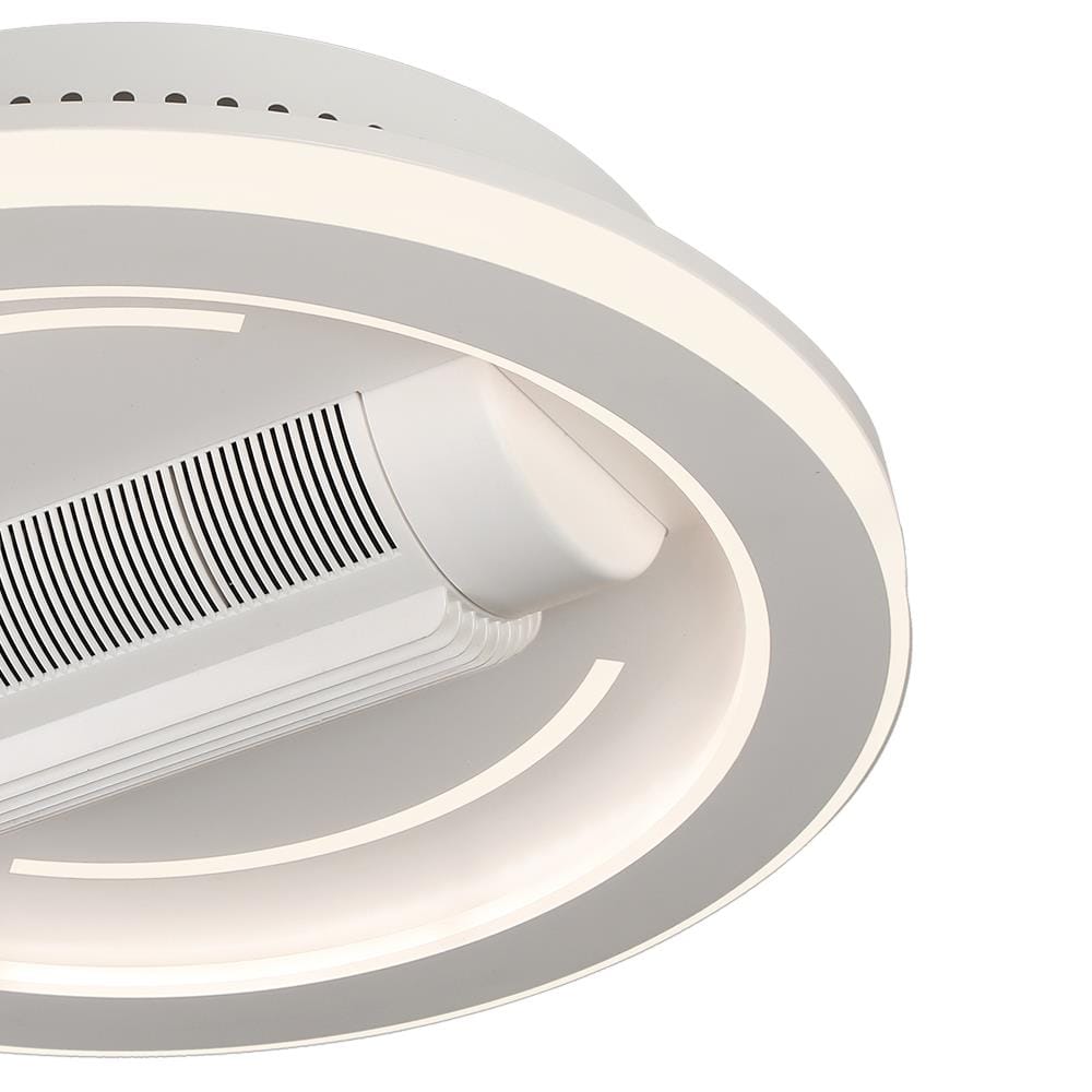 ไฟเพดานพัดลม LED CARINI CN21-6011WH 71 วัตต์ 22 นิ้ว สีขาว