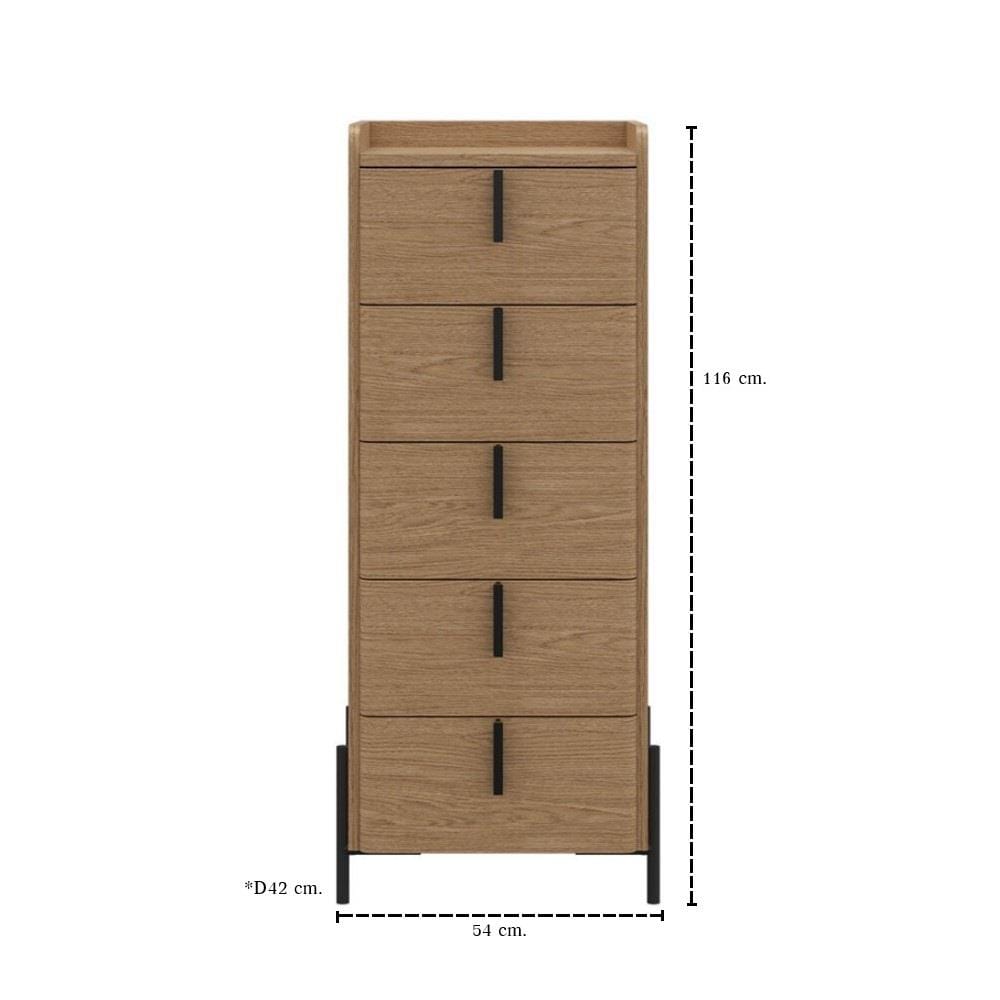 ตู้สูง SB FURNITURE WANATA 19239515 54 ซม. สีโอ๊ค