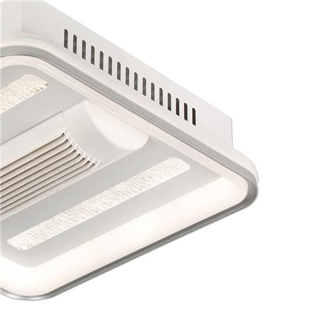ไฟเพดานพัดลม LED CARINI CN20-6010WH 66 วัตต์ 20 นิ้ว สีขาว_2