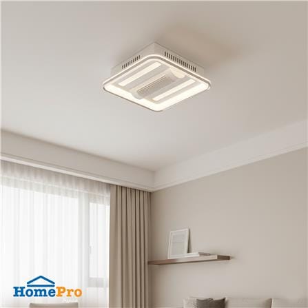 ไฟเพดานพัดลม LED CARINI CN20-6010WH 66 วัตต์ 20 นิ้ว สีขาว_4