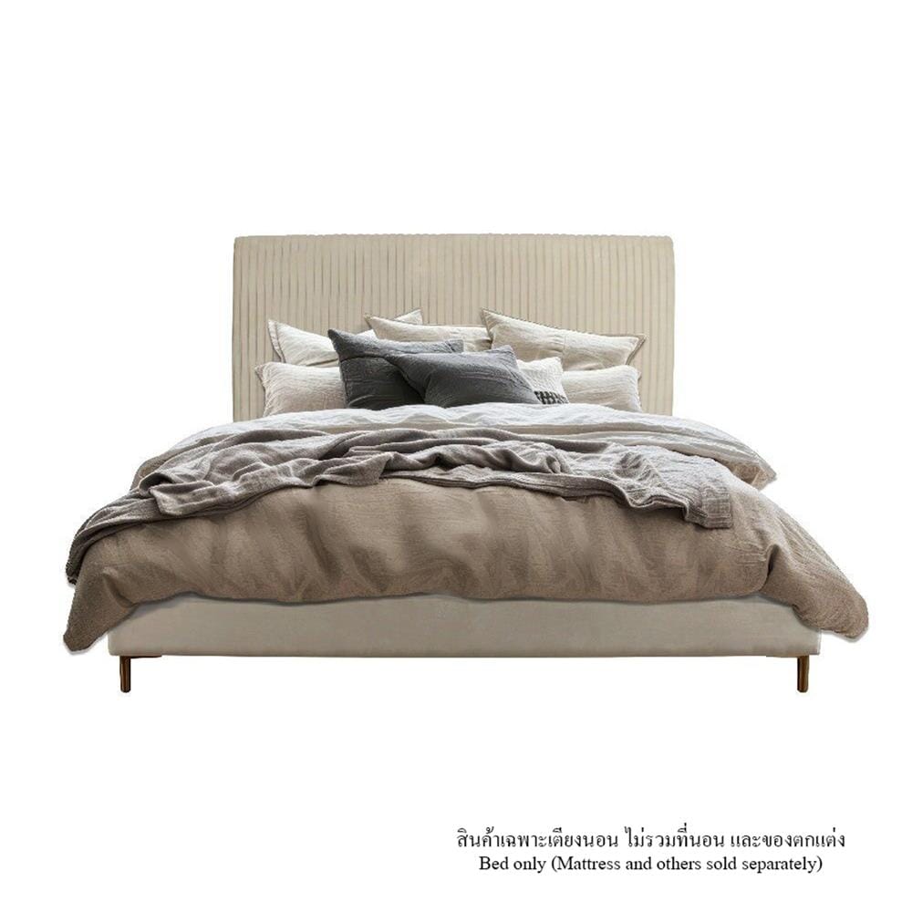 เตียง 6 ฟุต SB FURNITURE GRACELYN 19236490 สีครีม