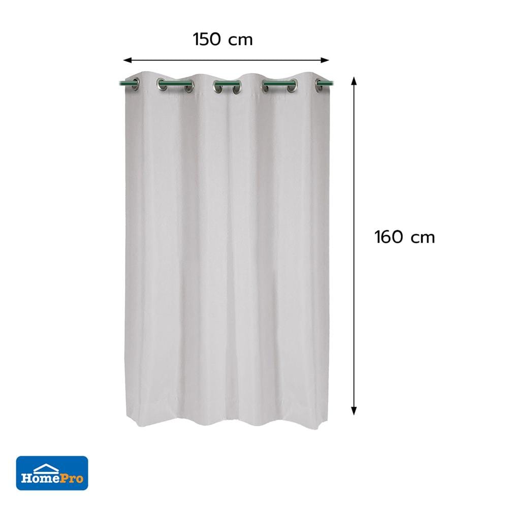 ผ้าม่าน EYELET HOME LIVING STYLE ADAM UV 150x160 ซม. สีเทา