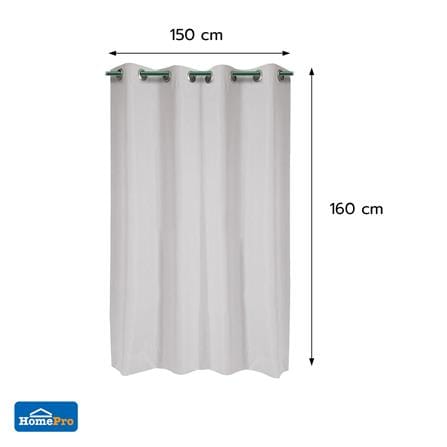 ผ้าม่าน EYELET HOME LIVING STYLE ADAM UV 150x160 ซม. สีเทา_5