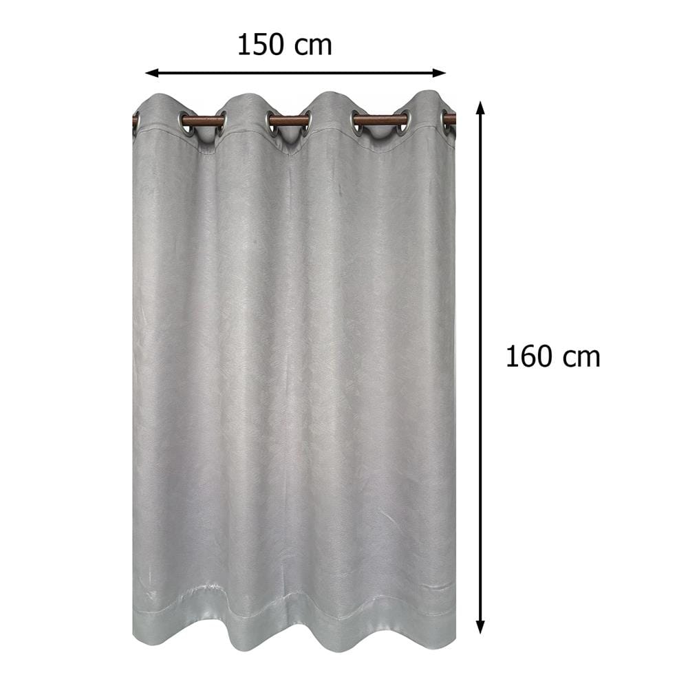 ผ้าม่าน EYELET HOME LIVING STYLE MAVIS UV 150x160 ซม. สีเทา