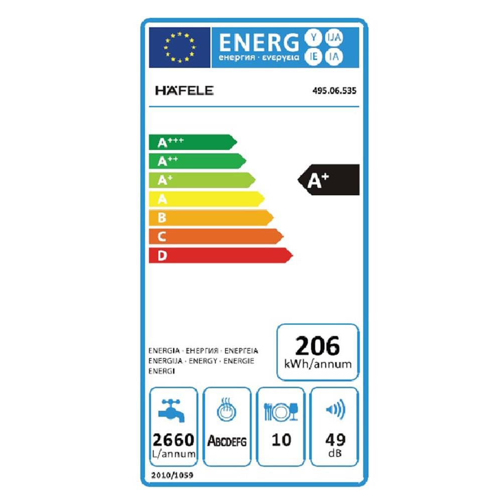 เครื่องล้างจานตั้งโต๊ะ HAFELE PIXELS 495.06.535