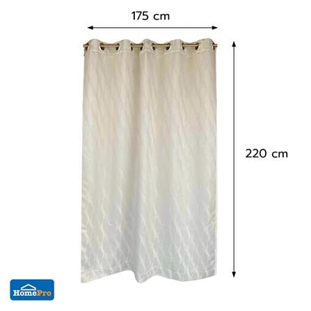 ผ้าม่าน EYELET HOME LIVING STYLE LIMO UV 175x220 ซม. สีครีม_8