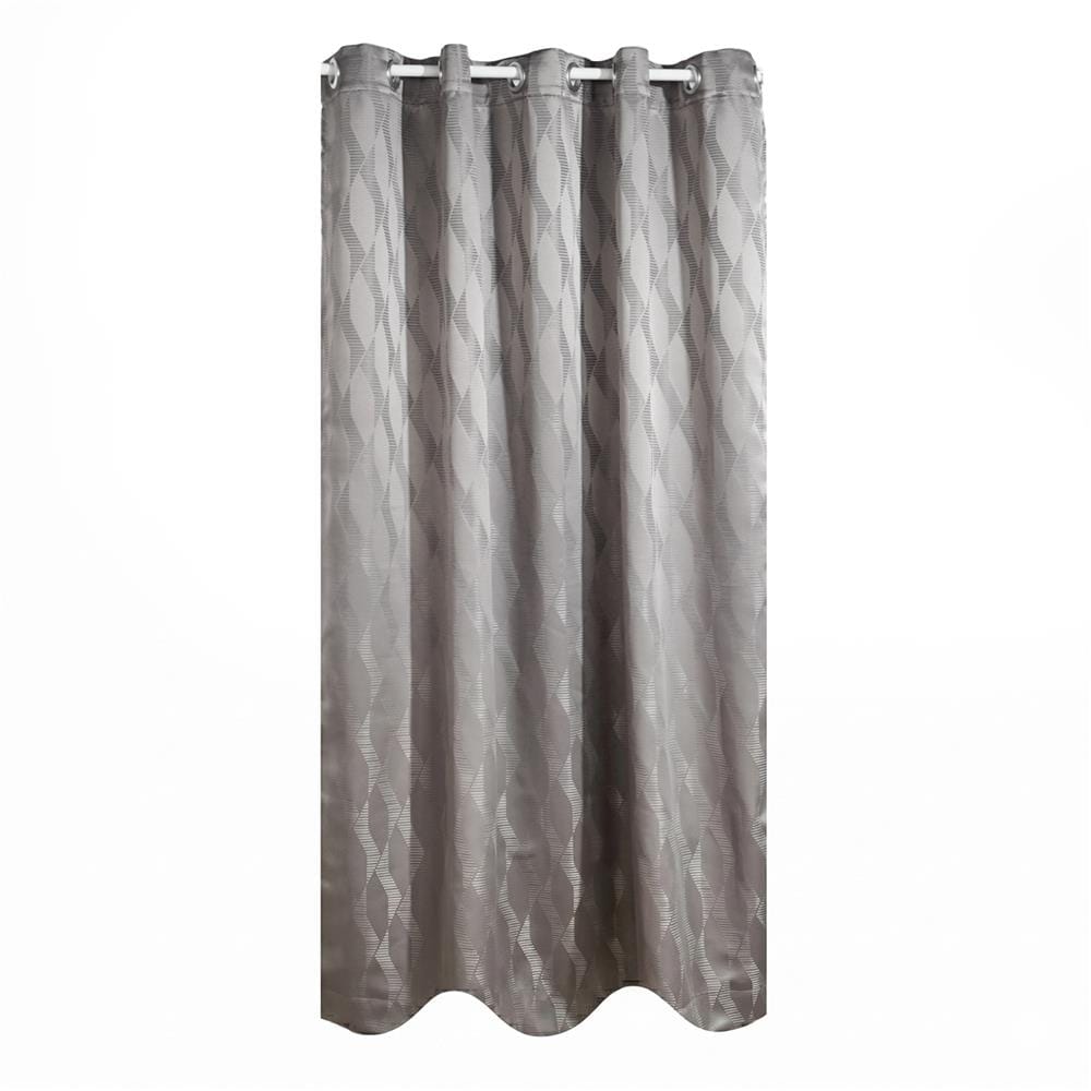 ผ้าม่าน EYELET HOME LIVING STYLE LIMO UV 175x220 ซม. สีเทา_1