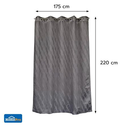 ผ้าม่าน EYELET HOME LIVING STYLE LIMO UV 175x220 ซม. สีเทา_9