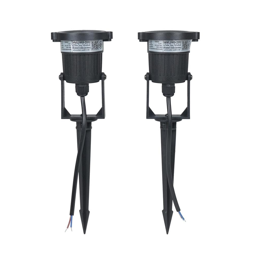 ไฟจัดสวน LED CARINI LCW9020 5 วัตต์ WARM WHITE สีดำ (แพ็ก 2 ชิ้น)