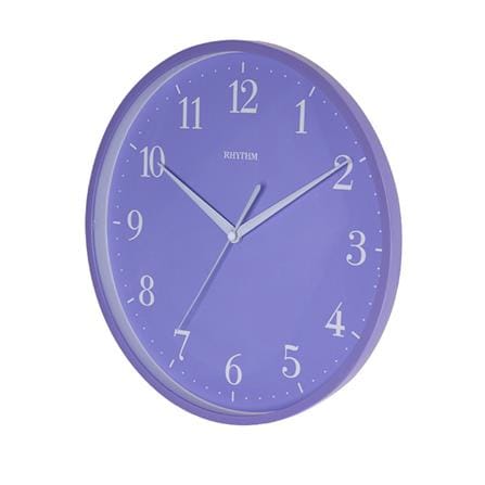 นาฬิกาแขวน RHYTHM CMG619NR12 12 นิ้ว สีม่วง_1