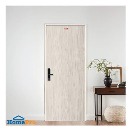 ชุดประตูเหล็ก เจาะลูกบิด PROFESSIONAL DOOR FR2RC+WD2C 96.4x203.5 ซม. สีครีม (เปิดด้านขวา ออกด้านนอก)_3